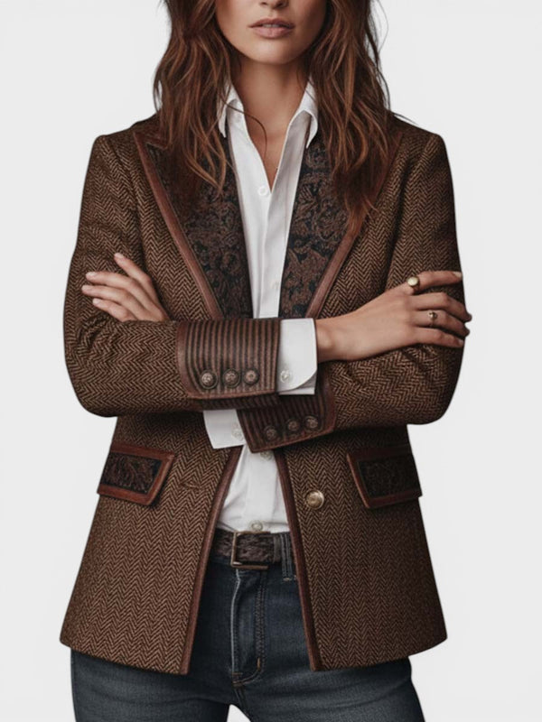 Teresa™ | Blazer de tweed elegante