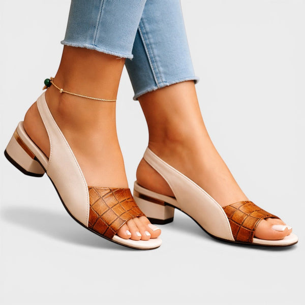 Clara™ | Sandalias de tacón bajo