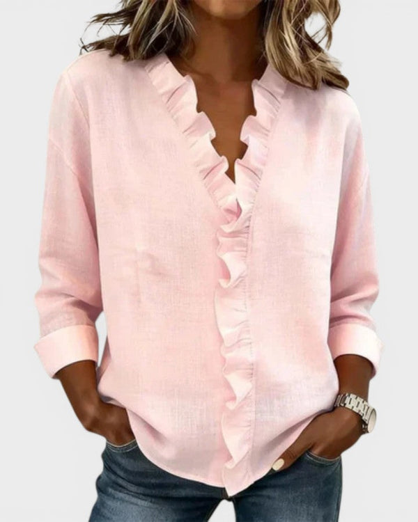 Jimena™ | Blusa con volantes elegante y ligera