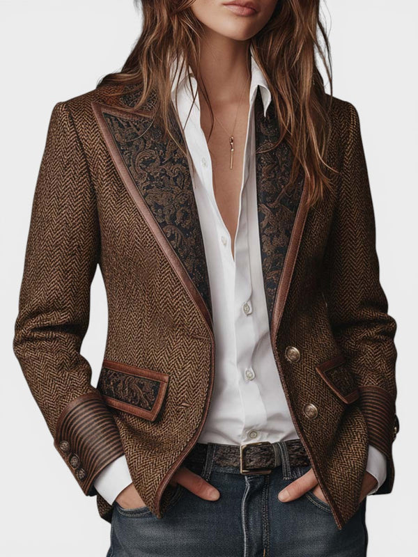 Teresa™ | Blazer de tweed elegante
