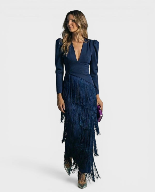 Beatriz™ | Vestido con flecos elegante y de noche