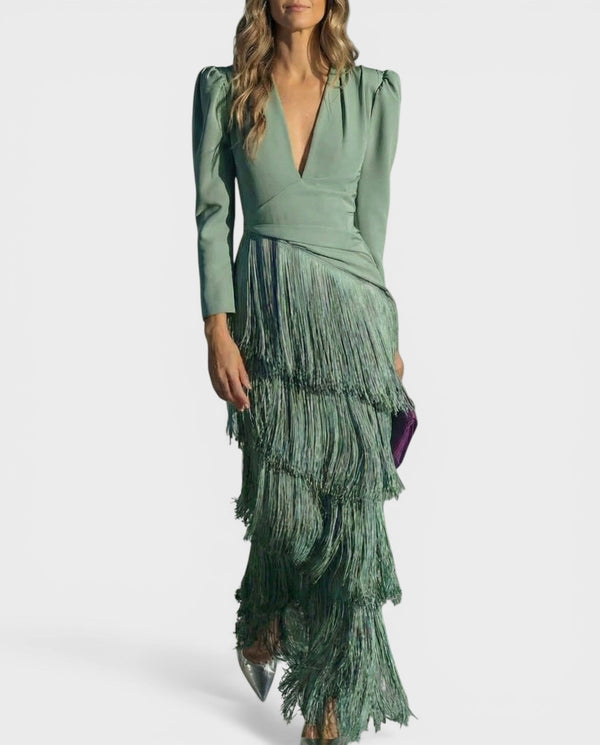 Beatriz™ | Vestido con flecos elegante y de noche