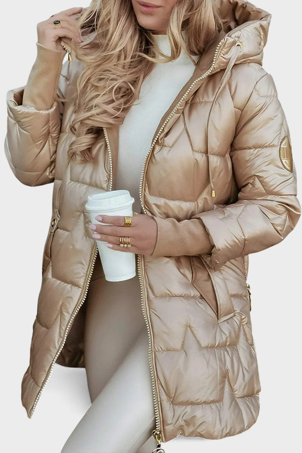 Carmen™ | Abrigo de invierno elegante con capucha