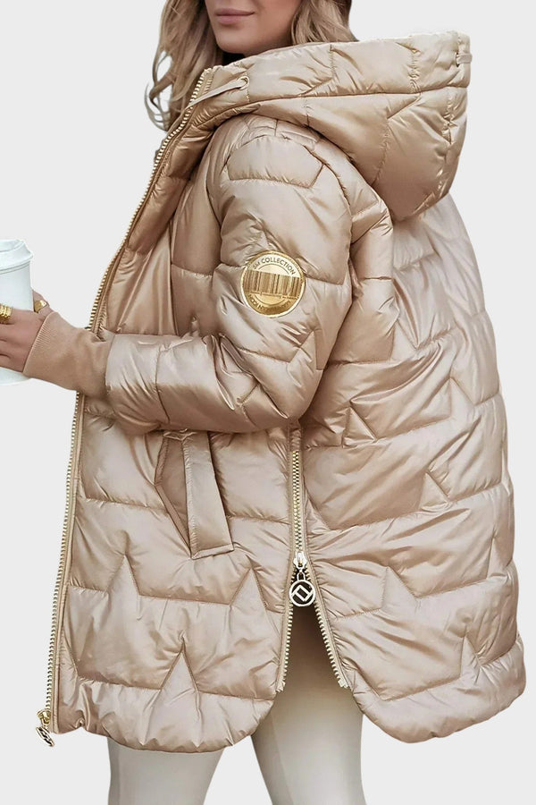 Carmen™ | Abrigo de invierno elegante con capucha