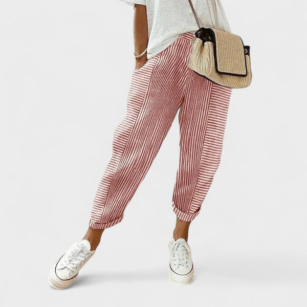Lucía™ | Pantalones a Rayas con Estilo