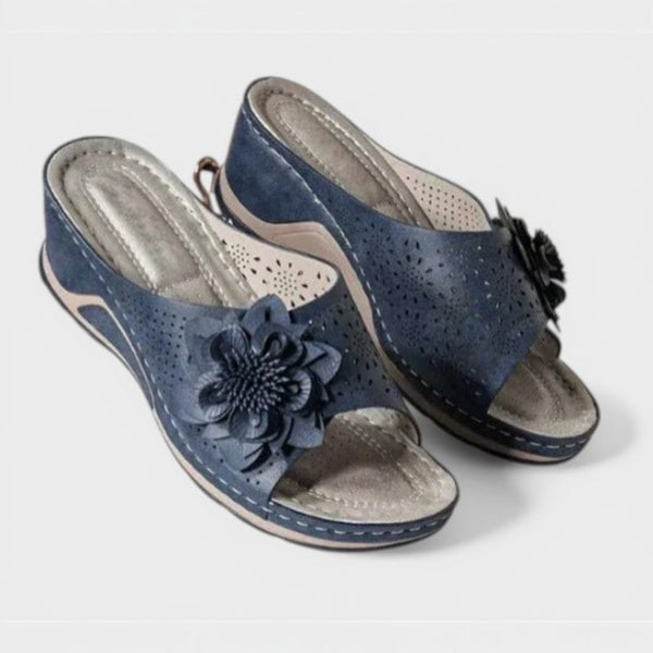 Nerea™ | Sandalias ortopédicas de cuero cómodas